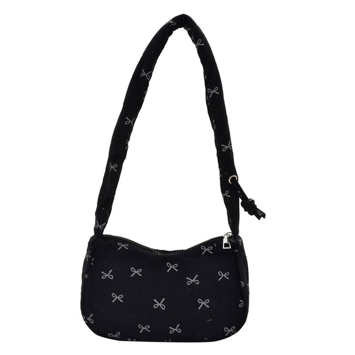 Stylish Mini Corduroy Crossbody Bag