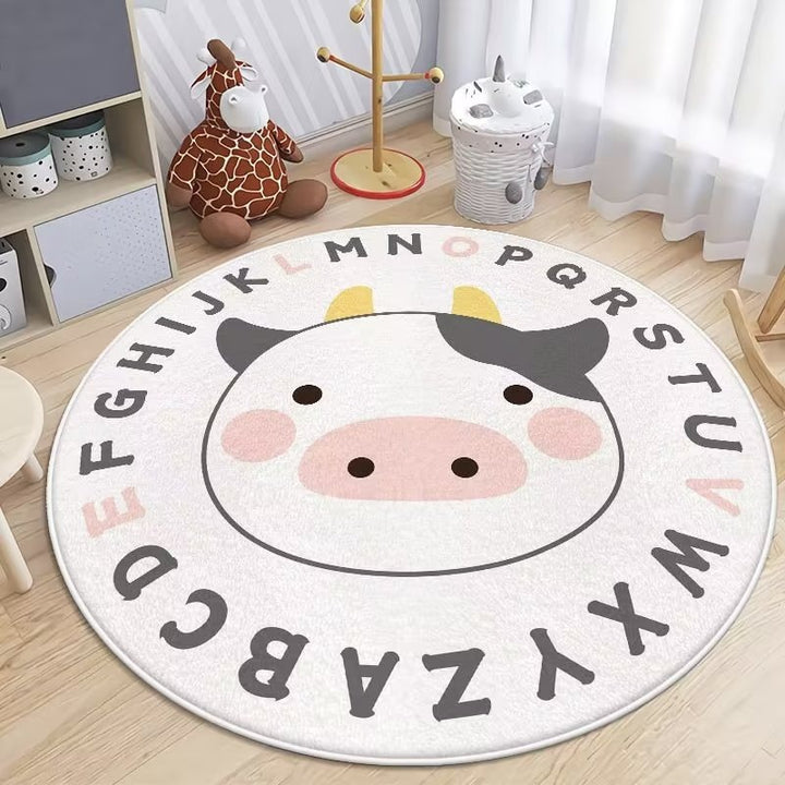Kids Educational Character Area Rug for Home