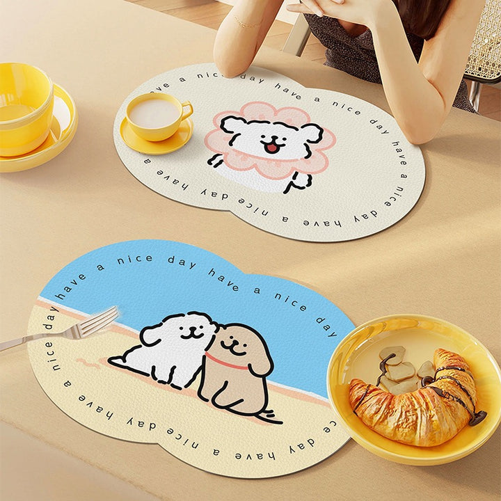 Cute Cartoon Pet-Themed Mat Kalsten