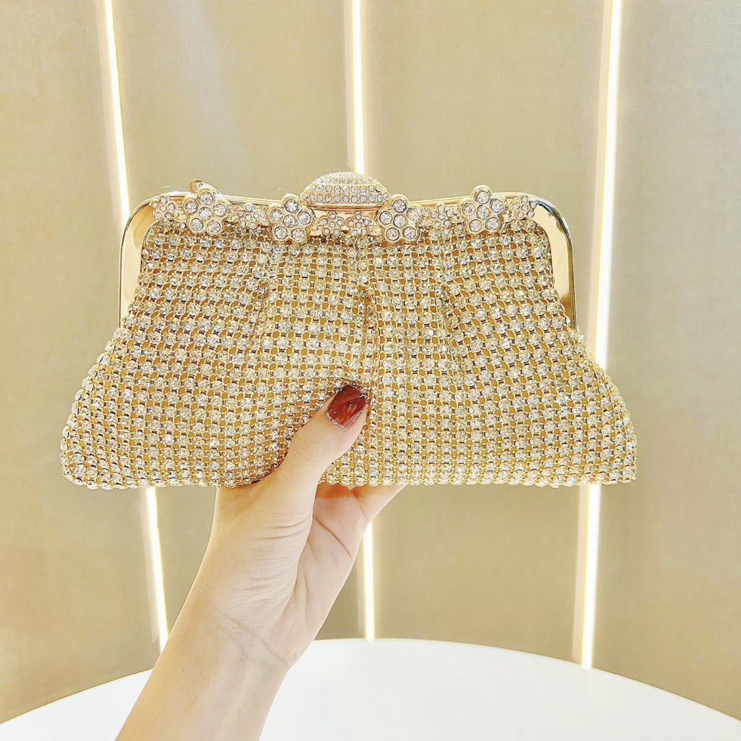 Glittering Crystal Clutch