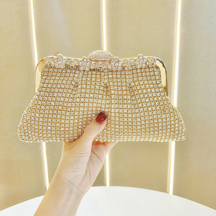 Glittering Crystal Clutch