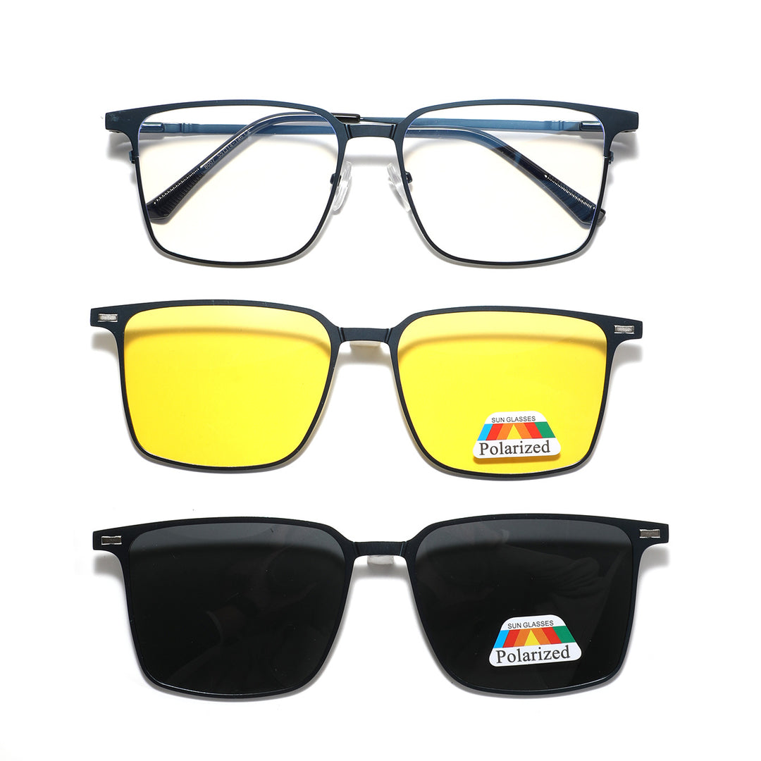 Women's fashionable sunglasses with interchangeable polarizing lenses Kalsten
