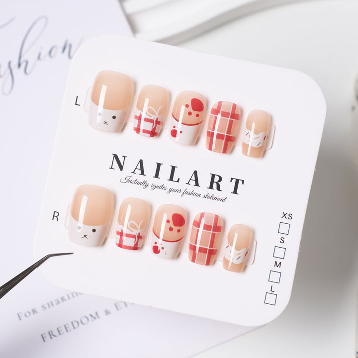 Creative Themed Press-On Nail Art Kalsten
