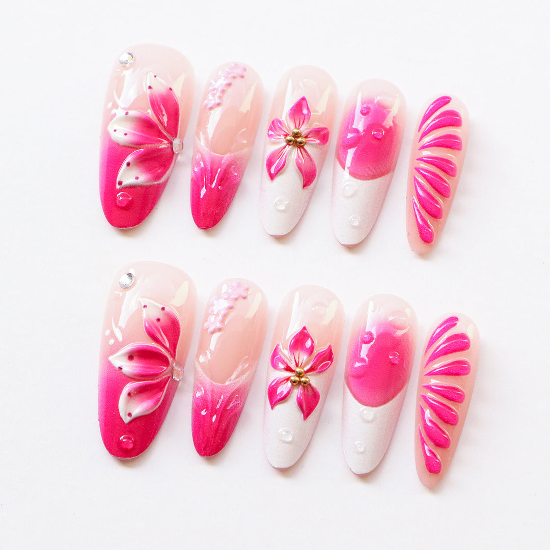 Premium Floral Nail Art Collection