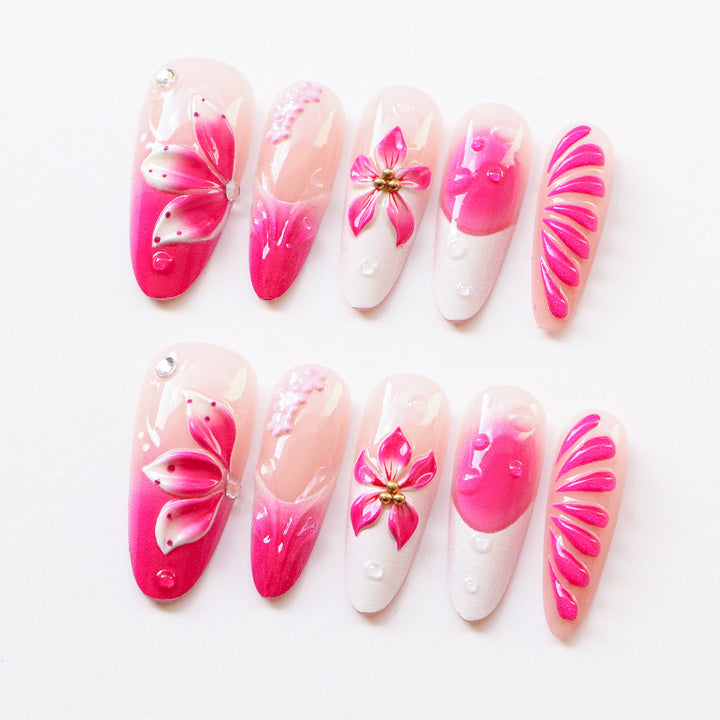 Premium Floral Nail Art Collection