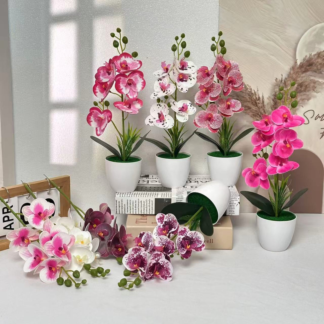 Elegant Artificial Orchid Plant for Home Decor