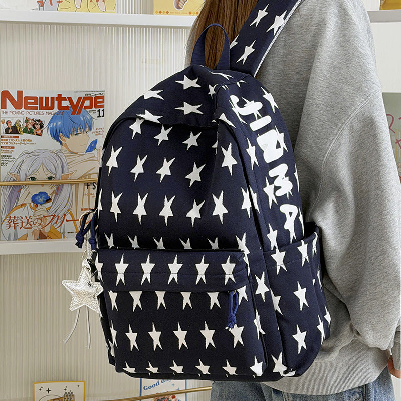 Stylish Polka Dot Graphic Backpack Kalsten