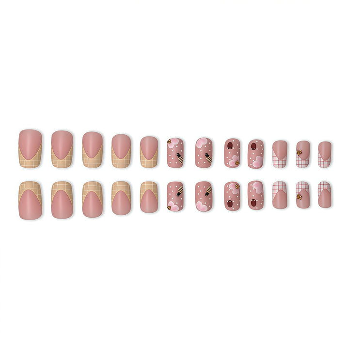 Artistic Floral-Themed Press-On Nails Kalsten