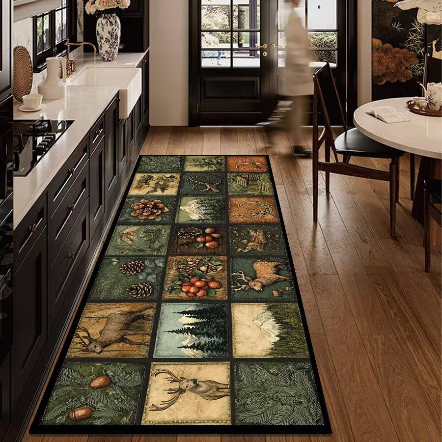 Rustic Outdoor Adventure Area Mat Kalsten