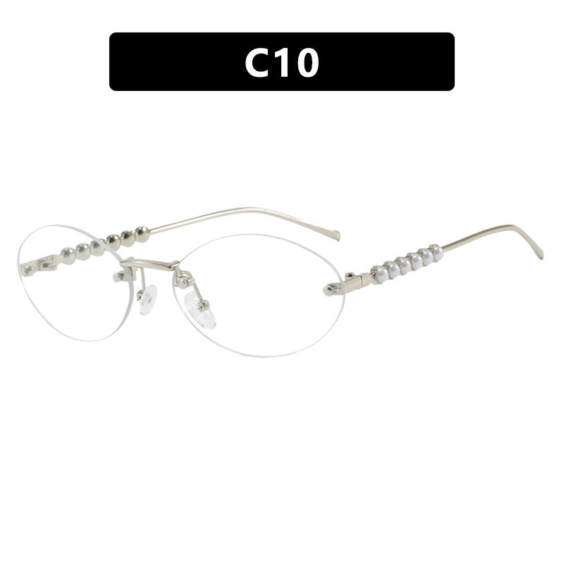 Women's stylish oval sunglasses with elegant embellishments Kalsten