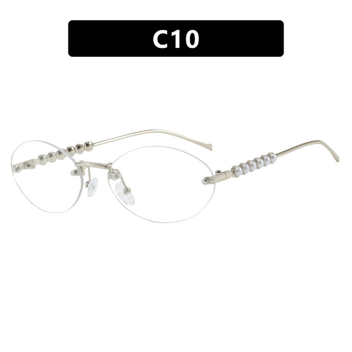 Women's stylish oval sunglasses with elegant embellishments Kalsten