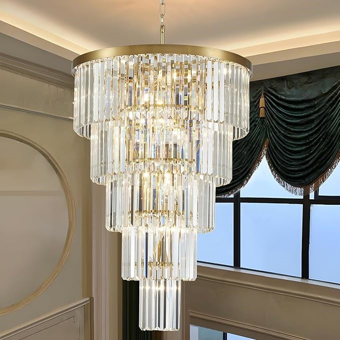 Crystal Architectural Chandelier