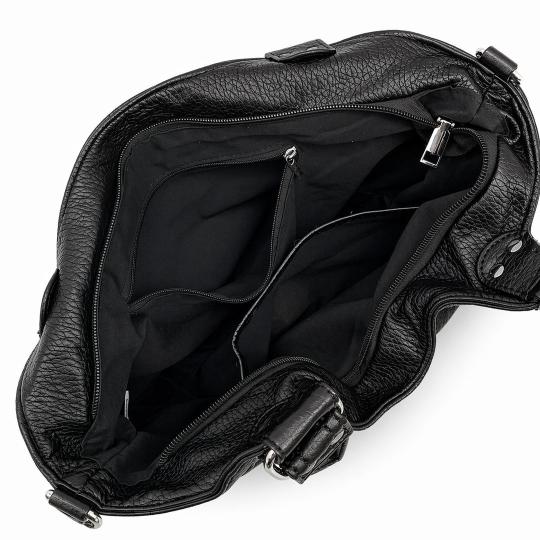 Casual Multi-Pocket Hobo Bag