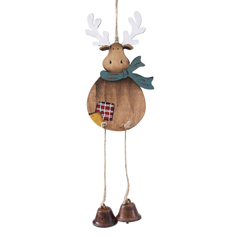 Wooden Reindeer Hanging Ornament