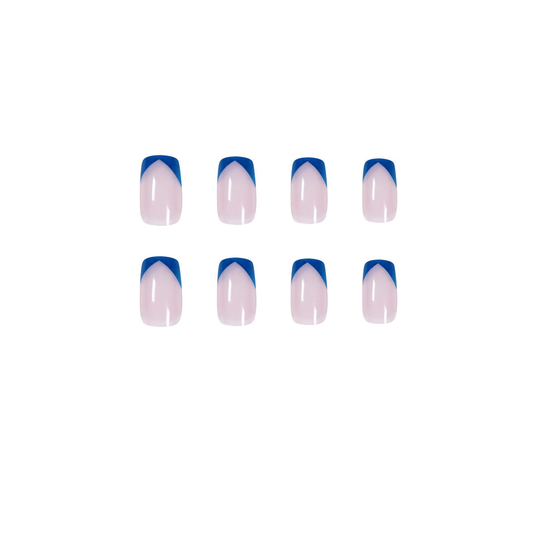 Stylish nail art with modern French tips Kalsten
