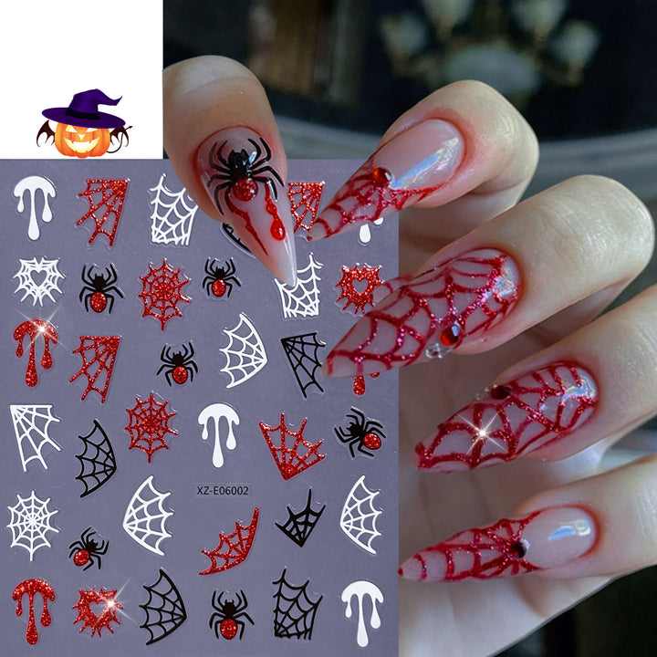 Halloween-Themed Nail Art Sticker Set  1791507032