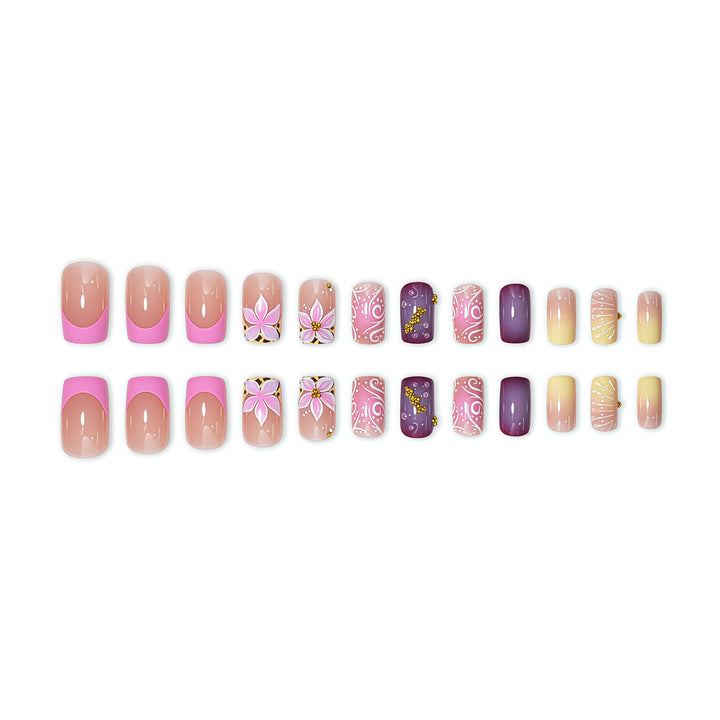 Artistic Decorative Press-On Nail Art Kalsten