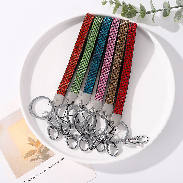 Rhinestone Accent Keychain Holder Kalsten