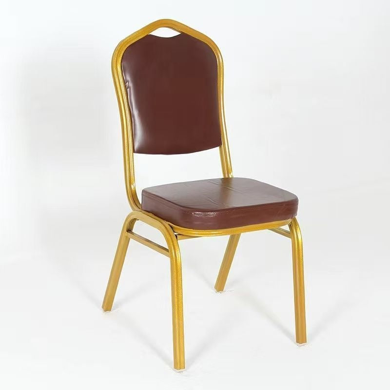 Elegant Upholstered Dining Chair with Gold Frame Kalsten