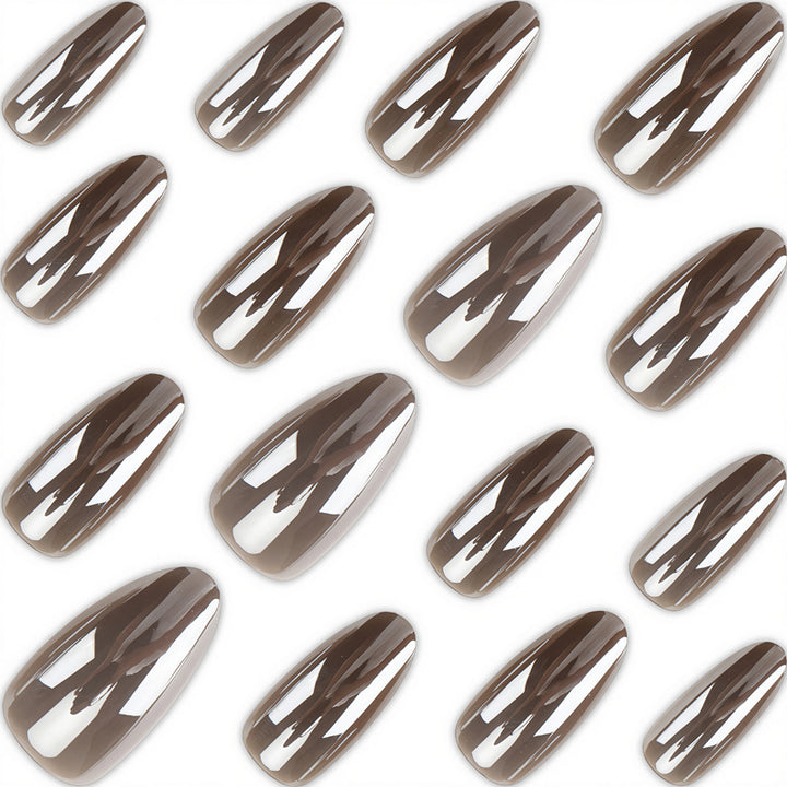 Elegant Almond Shaped Press-On Nails Kalsten