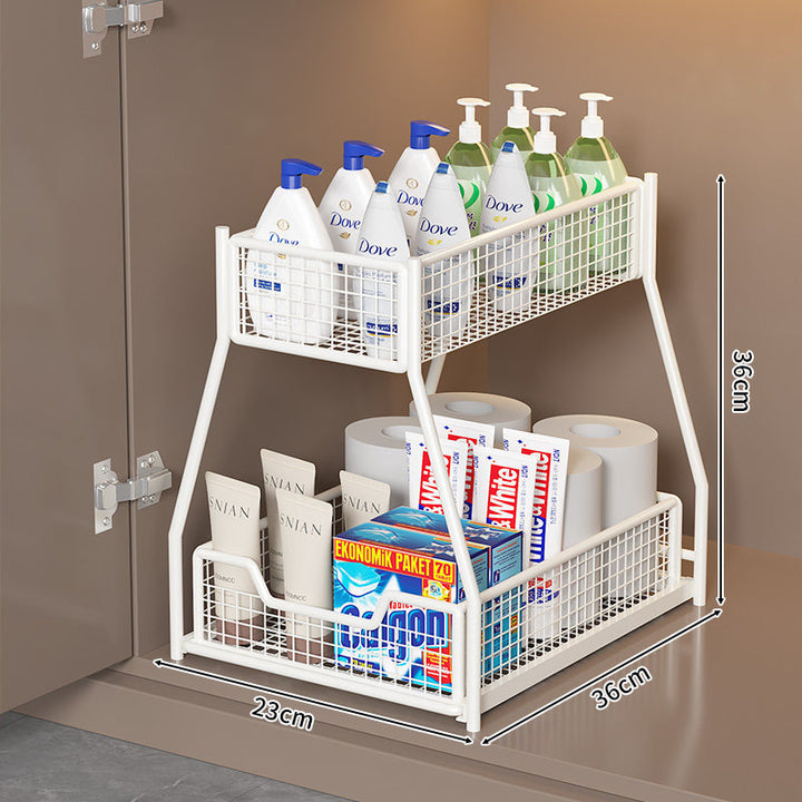 Two-Tier Under-Shelf Storage Organizer Kalsten