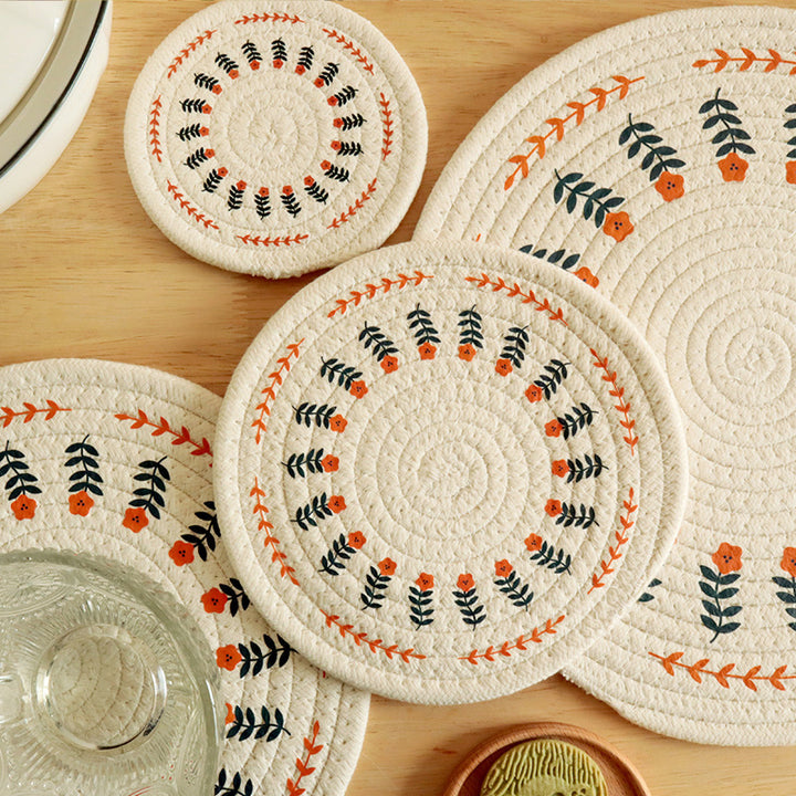 Round tablecloth with mandala pattern Kalsten