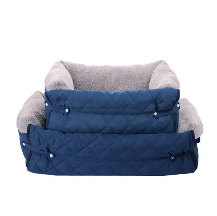 Cozy Quilted Dog Bed