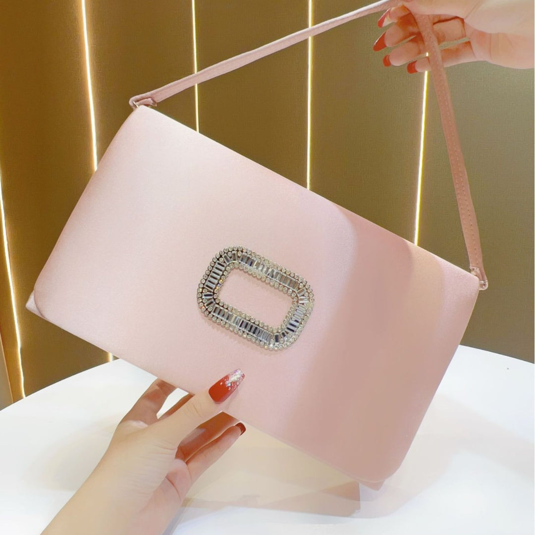 Elegant Satin Evening Purse