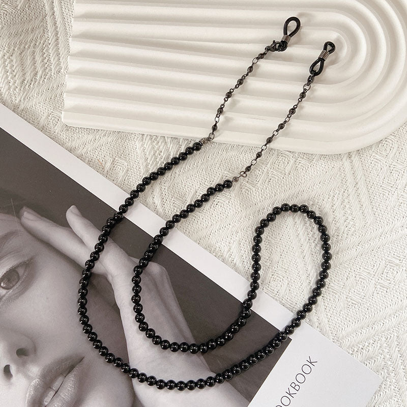 Fashionable glasses strap made of pearls Kalsten