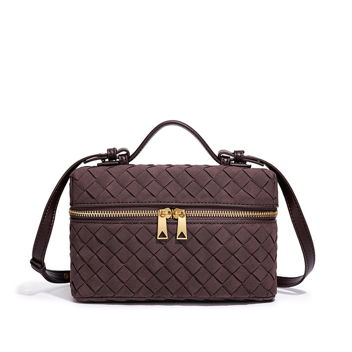 Handcrafted Textured Leather Crossbody Bag Kalsten