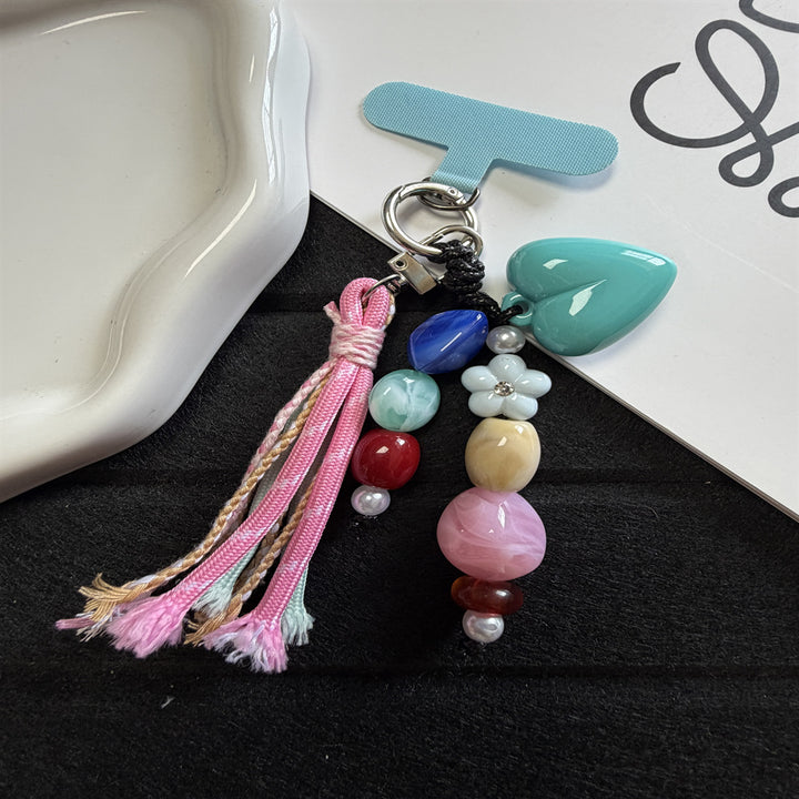 Decorative Beaded Charm Keychain Kalsten 1790134862