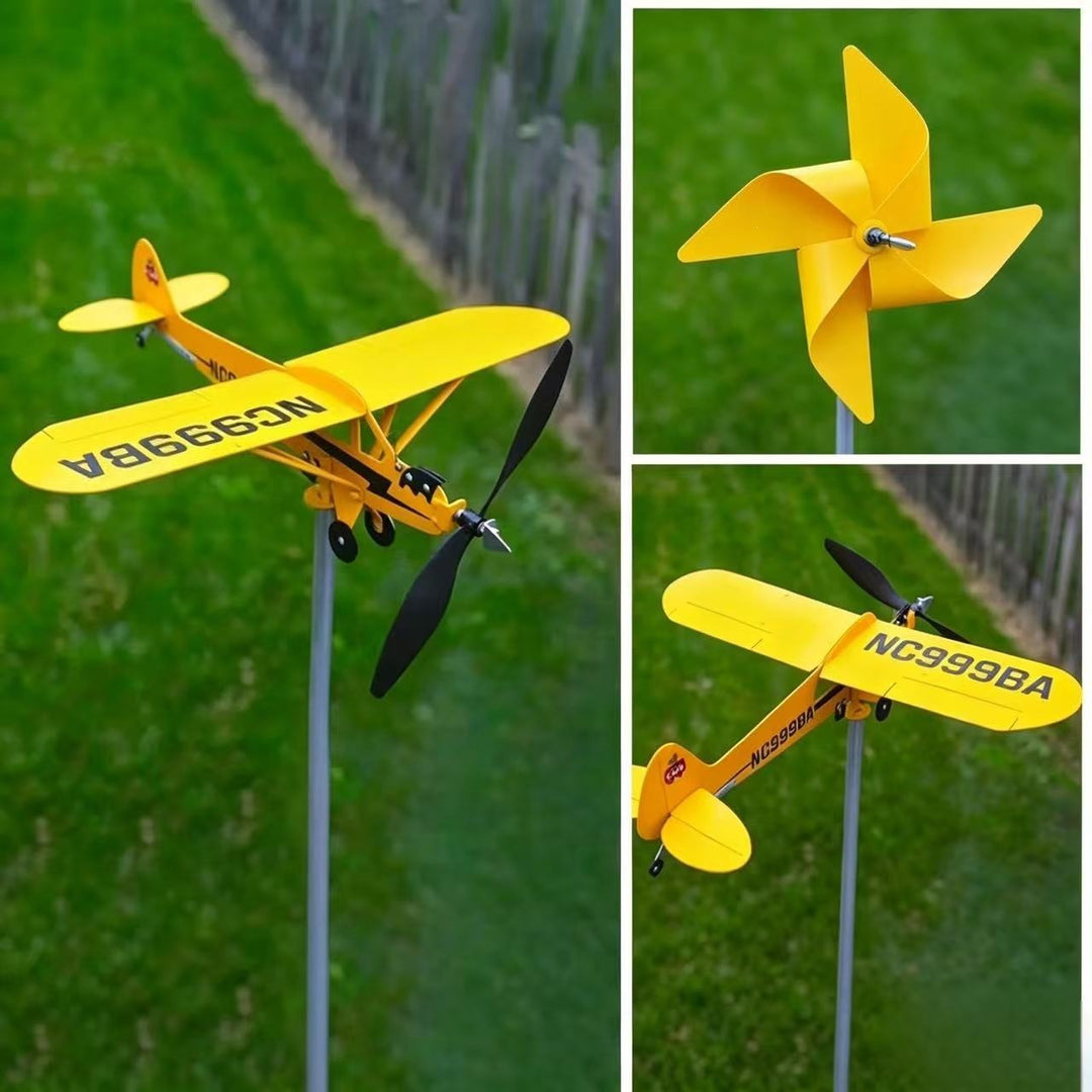 Decorative Airplane Garden Stake Kalsten