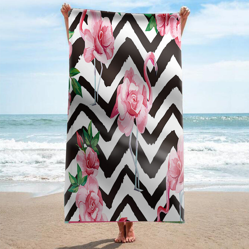 Beach towel with artistic mandala design Kalsten