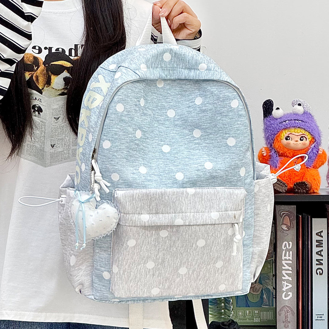 Stylish Polka Dot Patterned Backpack Kalsten 1791205639