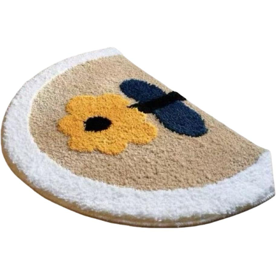 Cute Cartoon Cat-Themed Bath Mat