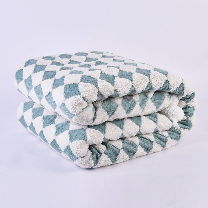 Ladies cuddle blanket with unique houndstooth pattern Kalsten