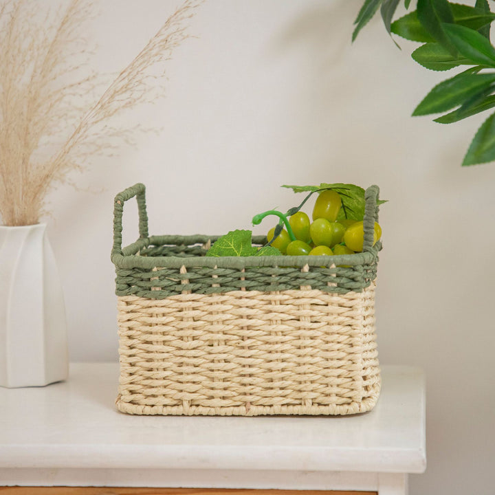 Handcrafted Woven Storage Bins Kalsten
