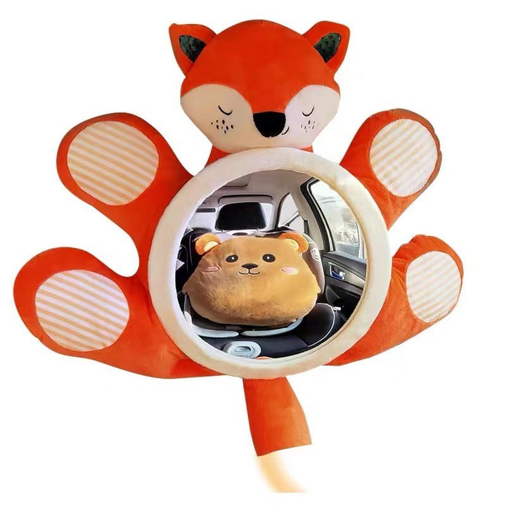 Hanging Plush Fox Nursery Mirror