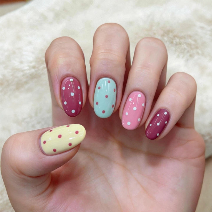 Decorative Polka Dot Nail Art Set