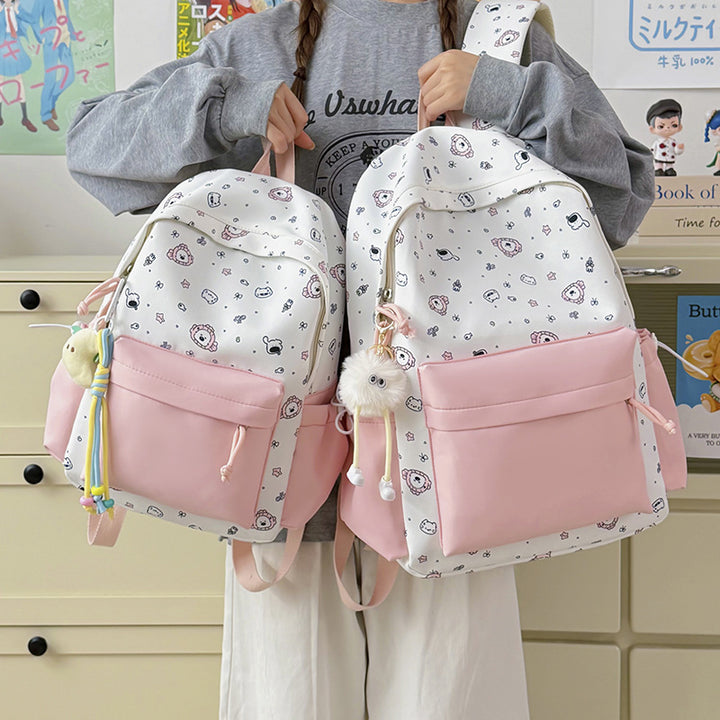 Playful Bunny Ears Printed Backpack Kalsten