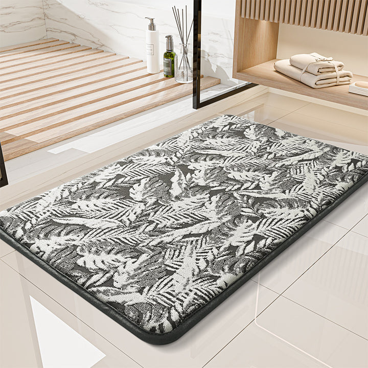 Stylish Floral Print Bath Mat Kalsten