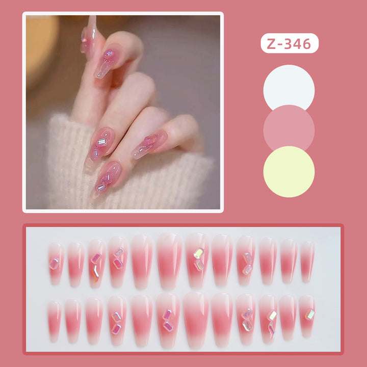 Elegant Artistic Press-On Nails