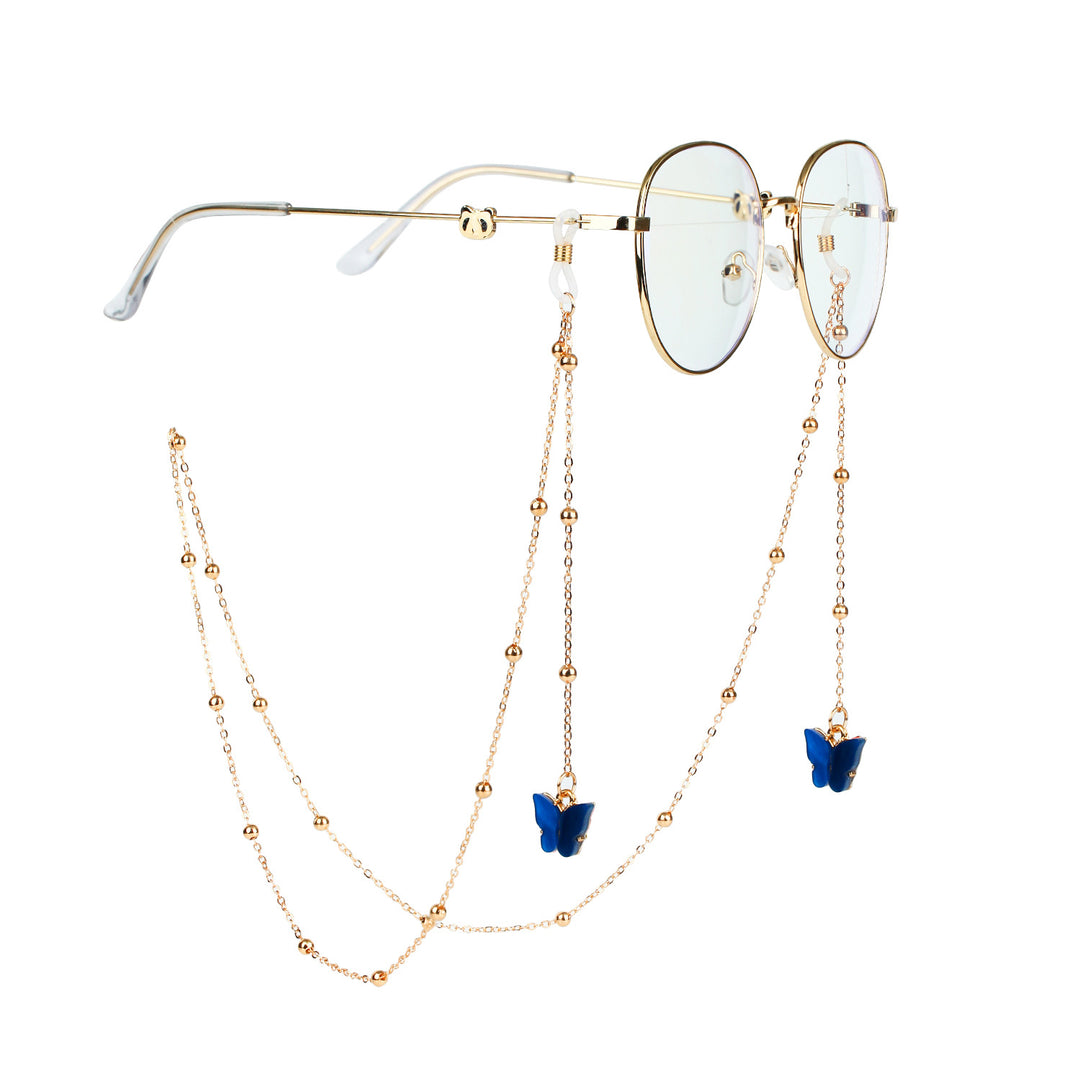 Fashionable sunglasses chains with butterfly pendants Kalsten
