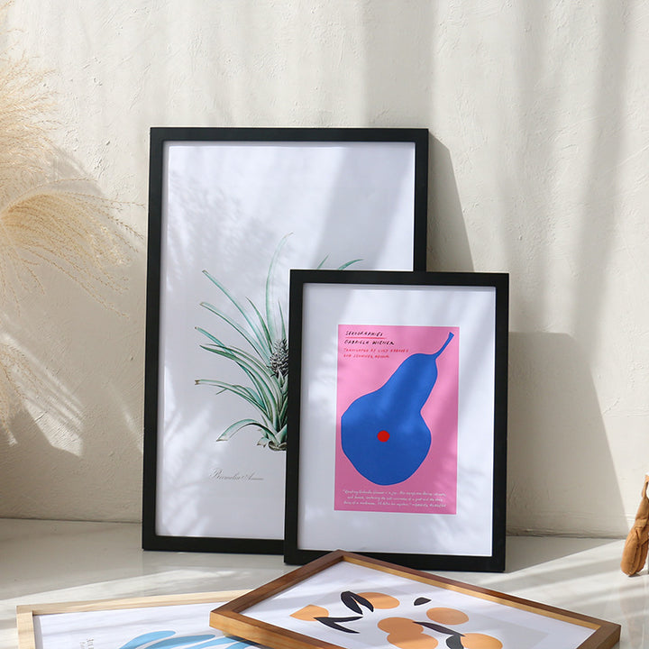 Elegant Framed Botanical Art Display