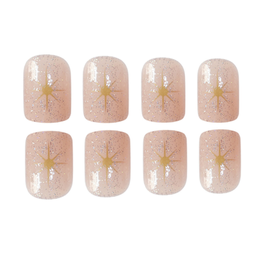 Sparkling Star Nail Art Kalsten