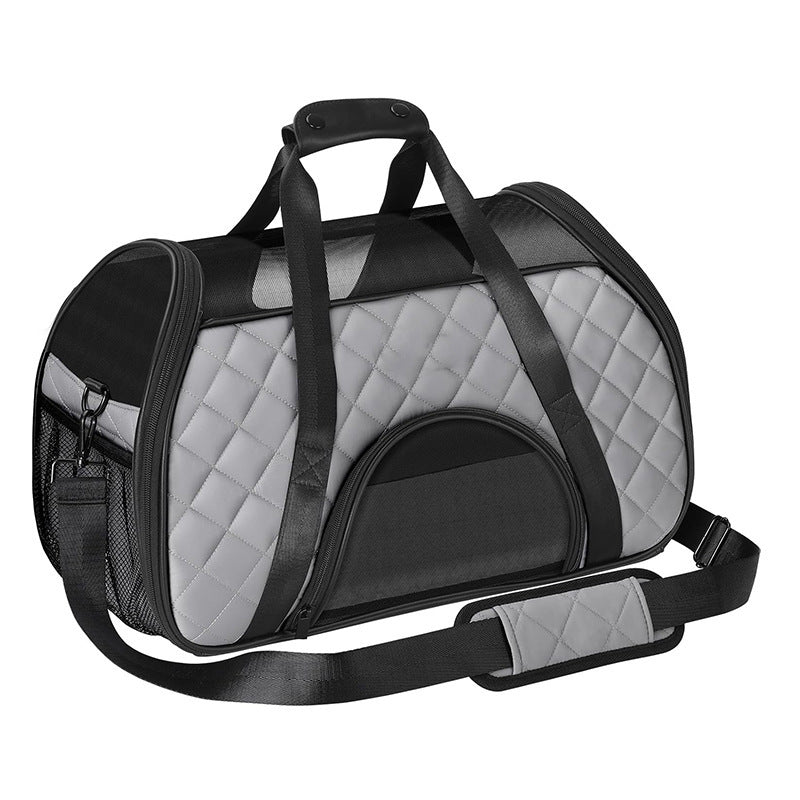 Closed pet transport bag with breathable mesh Kalsten