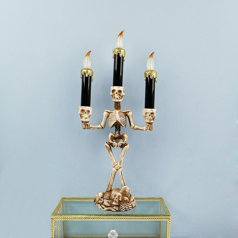 Skeleton Candle Holder Candelabra Kalsten