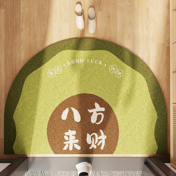 Organic Apple-Themed Area Mat