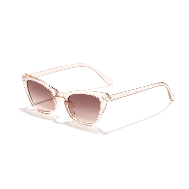 Ladies Cat-Eye Sunglasses with Mirrored Lenses and Stylish Frame Kalsten