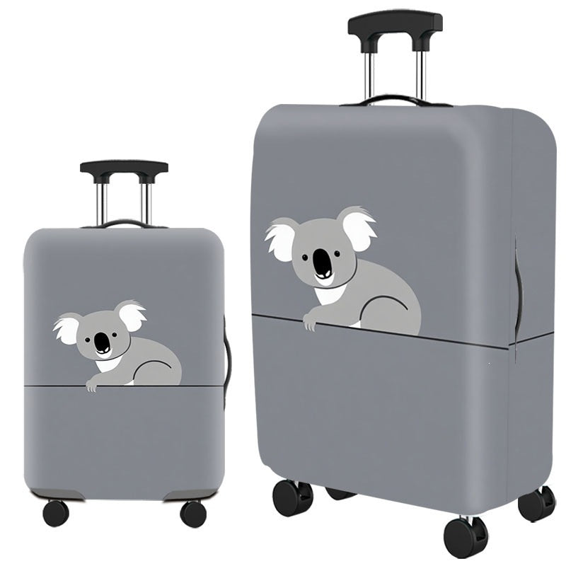Artistic Cat-Themed Hard Shell Suitcase Kalsten